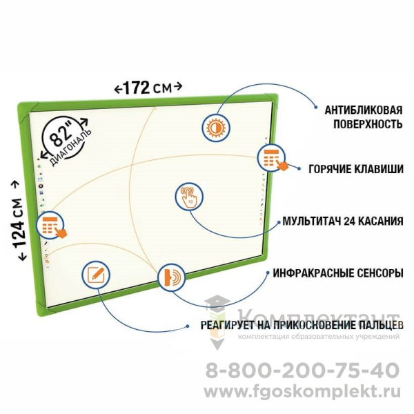 Интерактивный комплект для дет сада New Touch «Базовый»
