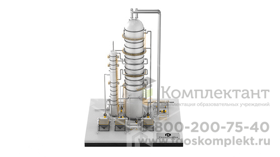 Наглядный макет "Колонна вакуумной перегонки нефти